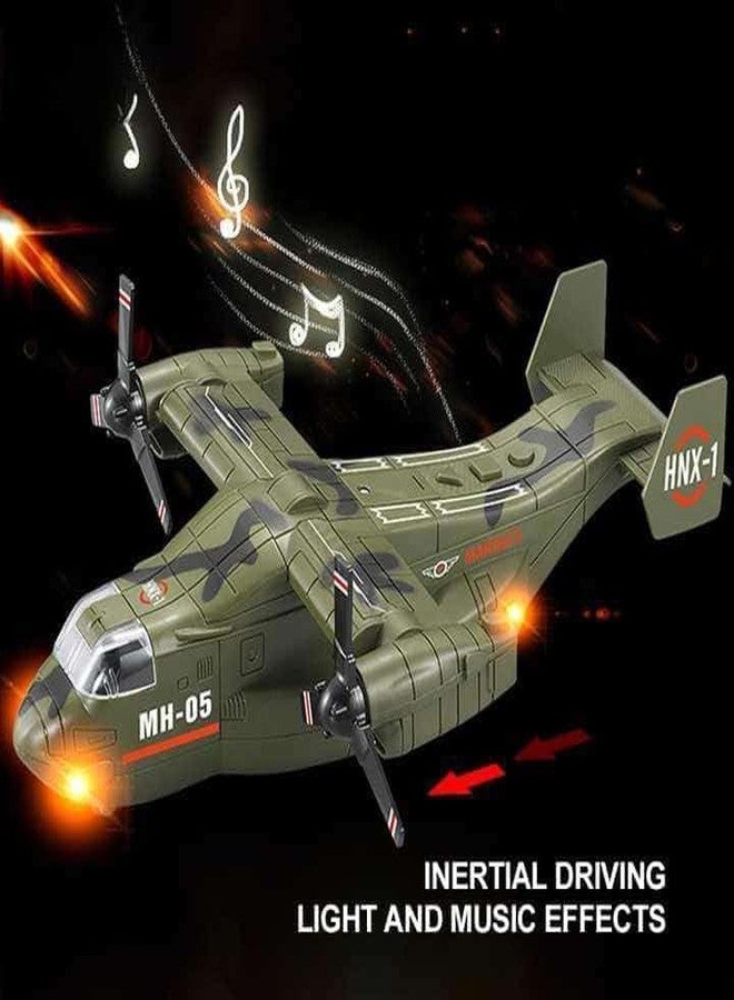 EXOMOON Metal Diecast Plane Fighter Aircraft Jet Lights Sound Pullback Collection Toy - Image 2